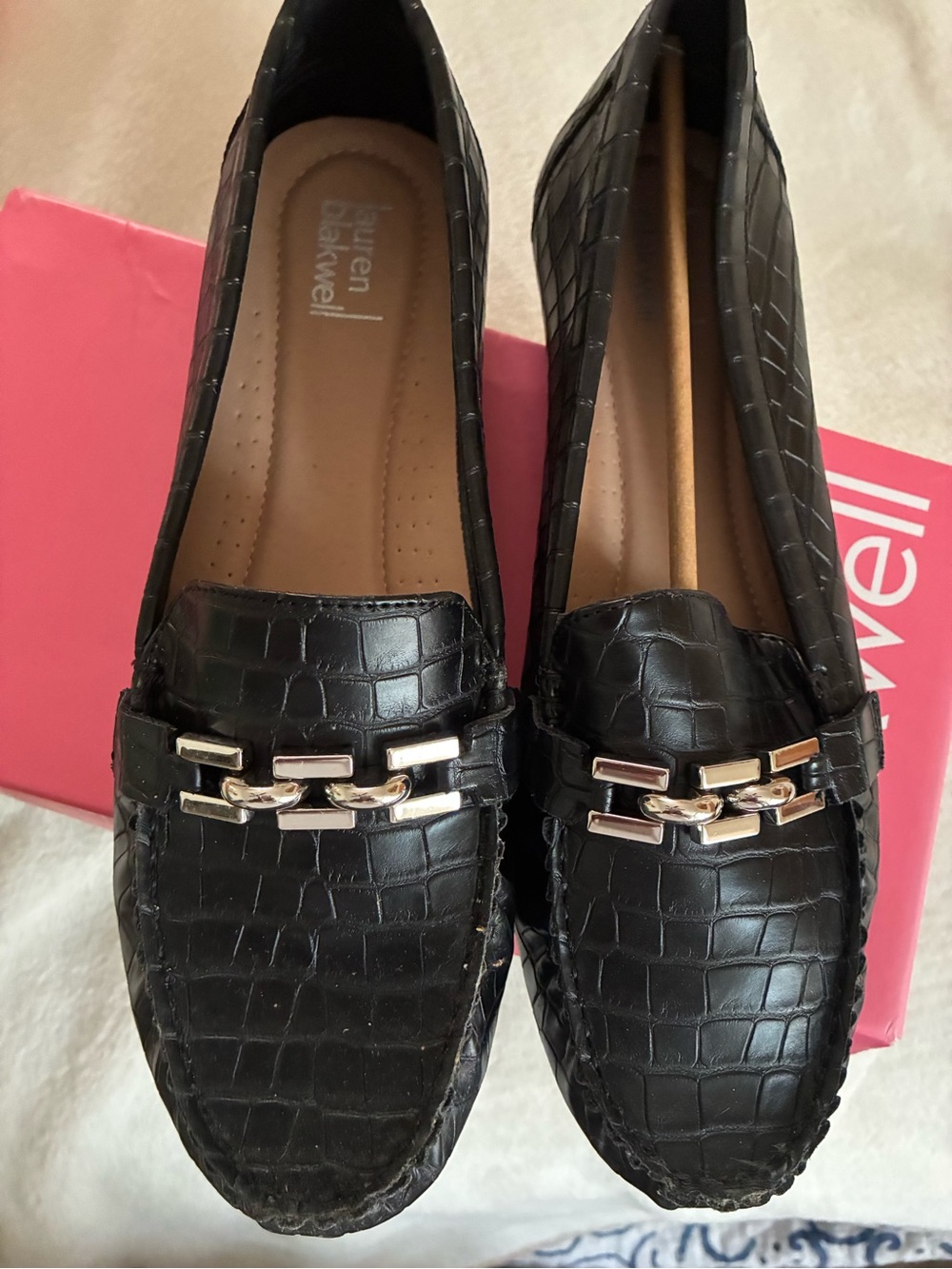 Lauren Blakwell women slip on loafers size 11M